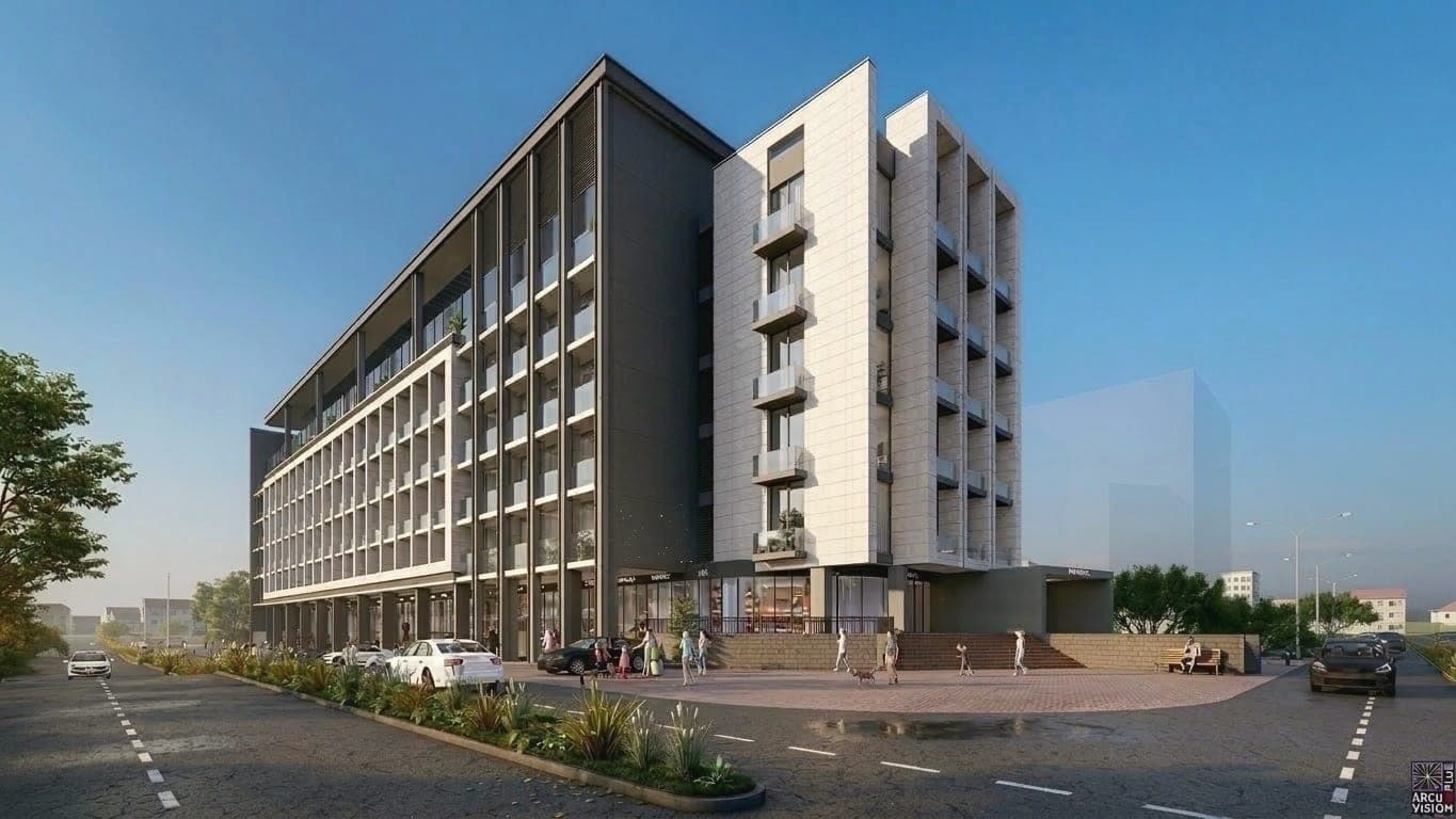 Hyde Park Prestige: The stone-clad corner tower