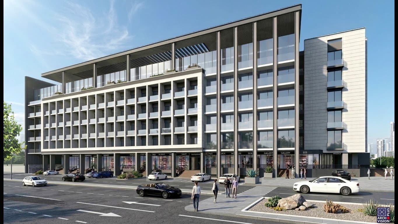 Hyde Park Prestige: Retail frontage along the street by day
